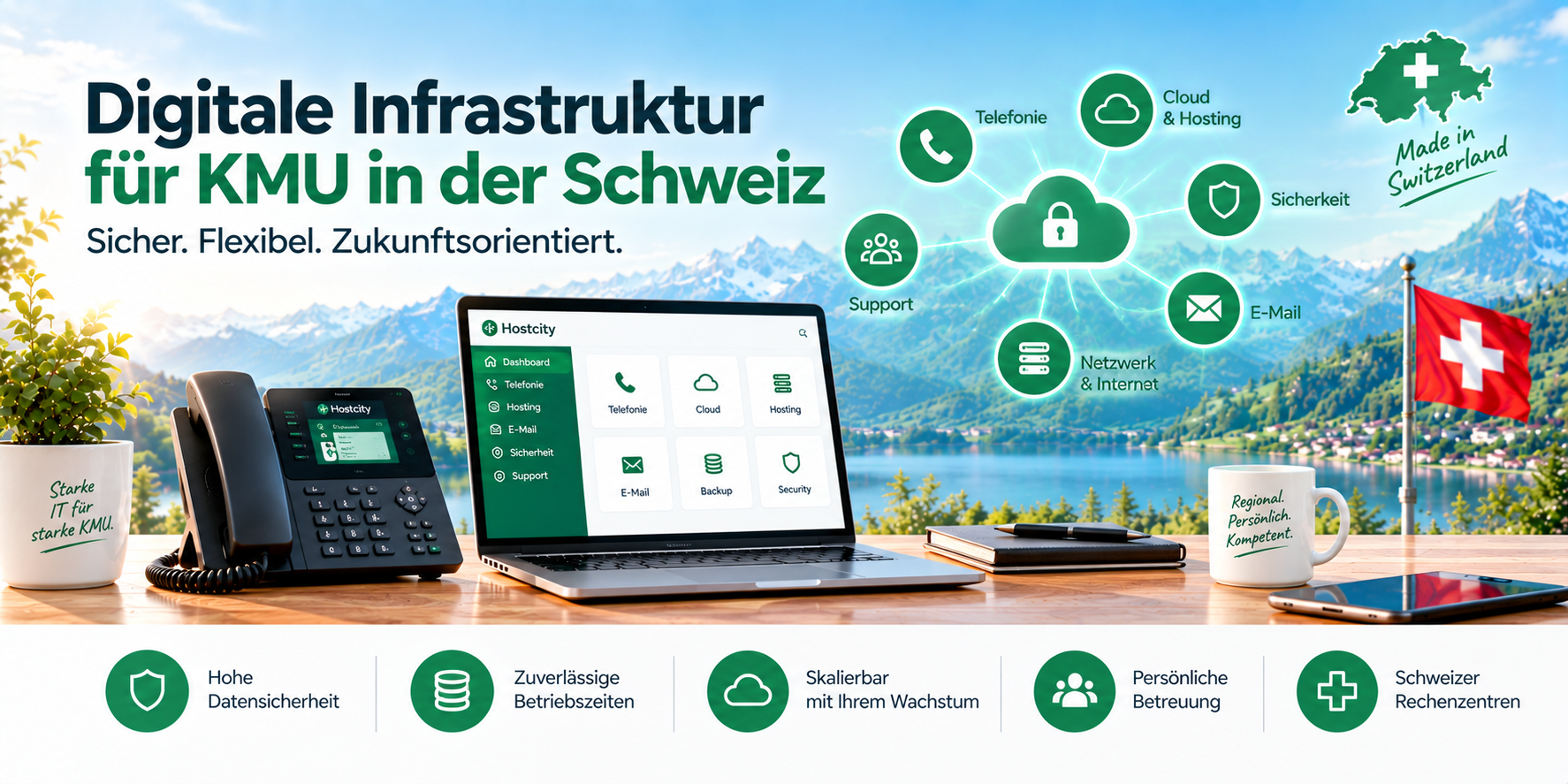 Digitale Infrastruktur für Schweizer KMU