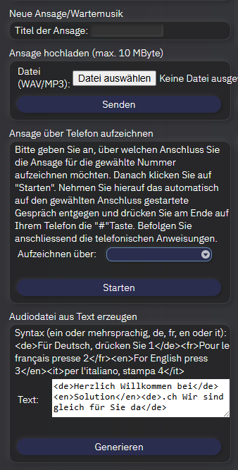 AnsagenTitel