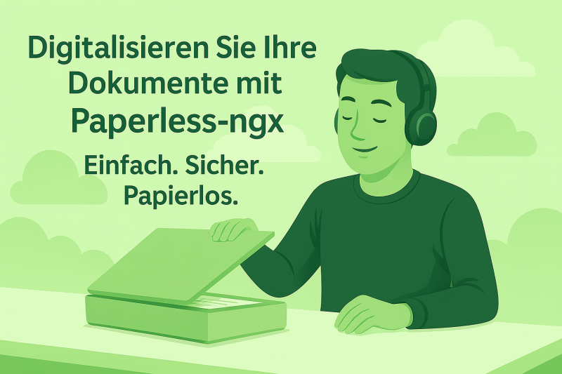 Digitalisieren Sie Ihre Dokumente mit Paperless-ngx