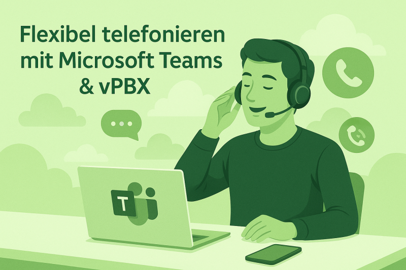 Flexibel telefonieren mit Microsoft Teams und unserer vPBX-Lösung